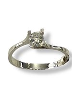 Anello Demetra Donna in Oro bianco Diamante 010.GG.025W